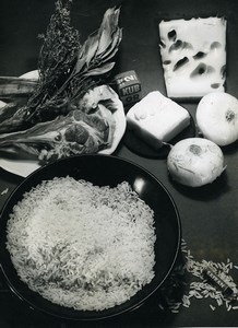 Italy Arts Gastronomy Risotto Kub old marketing Photo 1961