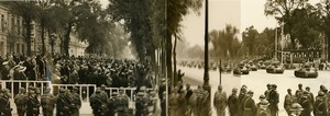 France Versailles Military parade in front of George VI old Photo Panorama 1938