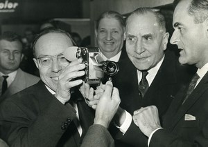 France Jean Marcel Jeanneney opening 3rd Photography Show old Photo 1961