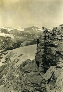 Canada Rockies Mountain Climbing Yoho District old Photo 1930