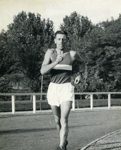 French Military Championship Lylere 20KM race walking old Spiquel Photo 1955