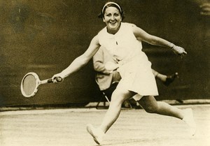 United Kingdom Wimbledon Chilean Tennis player Anita Lizana old Photo 1936
