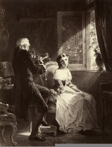 France Painting Artwork Cremona's violin by Ch Muller Photo Voland Goupil 1860