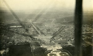 France WWI Versailles Castle aerial view old Photo 1918