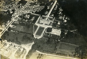 France WWI Maison Laffitte Castle aerial view old Photo 1918