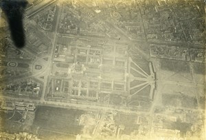 France WWI Paris Invalides aerial view old Photo 1918