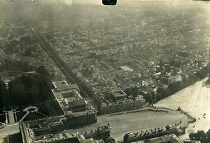 France WWI Versailles Castle aerial view old Photo 1917