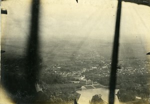 France WWI Rambouillet Castle aerial view old Photo 1918