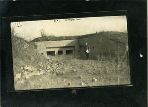 France WWI Bunker Army Group Centre GAC Blockhaus old Photo 1918