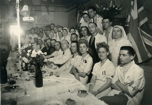 France WWII Paris Hospital Saint Louis War Wounded old Photo 1945