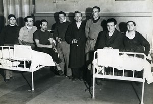 France WWII Paris Hospital Saint Louis War Wounded old Photo 1945