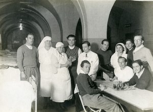 France WWII Paris Hospital Saint Louis War Wounded old Photo 1945