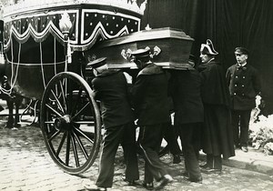 France Lille Jeanne Lecourt Funeral Amicale Jean Macé President old Photo 1936