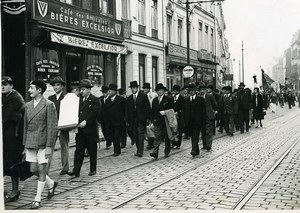 France Lille Jeanne Lecourt Funeral Amicale Jean Macé President old Photo 1936