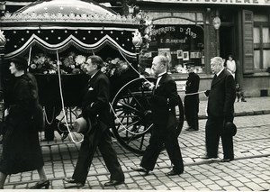 France Lille Jeanne Lecourt Funeral Amicale Jean Macé President old Photo 1936
