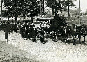 France Lille Jeanne Lecourt Funeral Amicale Jean Macé President old Photo 1936