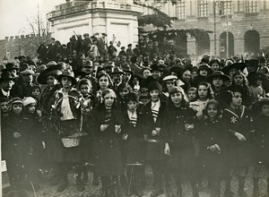 France Paris Victory Parade WWI old Photo 1918