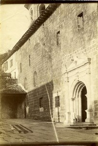 France Euskal Herria Ciboure Saint Vincent Church Old Photo 1880