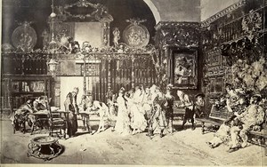 Arts Painting by Mario Fortuny The Spanish Wedding Old Photo 1880