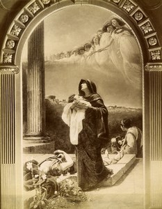 Arts Pinacoteca Martyrdom of Saint Alexander Painting by Loverini Old Photo 1880