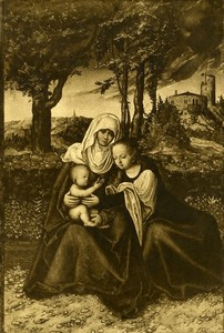 Munchen Arts Painting by Cranach Old Bruckmann Photo 1880