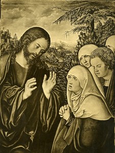 Wien Arts Christ Painting by Cranach Old Bruckmann Photo 1880