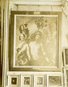 Arts Christ Painting by Jordaens Old Photo 1890