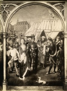 Bruges Sint-Janshospitaal Painting by Hans Memling Ste Ursule Old Photo 1880 #2