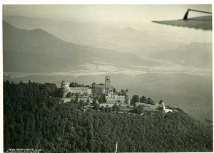 France Alsace Panorama Haut Koenigsbourg castle Old Aerial Military Photo 1933