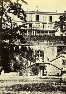 Siege of Paris Commune Ruins Courbevoie Castle of Becon Old Liebert Photo 1870