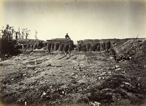 Siege of Paris Commune Ruins Chatillon Redoute du Plateau Old Liebert Photo 1870