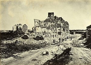 Siege of Paris Commune Ruins Fort d' Issy Barracks Old Liebert Photo 1870