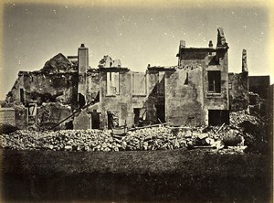 Siege of Paris Commune Ruins Bobigny Lemaitre House Old Liebert Photo 1870