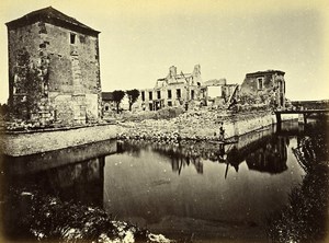 Siege of Paris Commune Ruins La Courneuve Champs Tourterelle Liebert Photo 1870