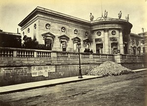 Siege of Paris Commune Ruins Légion d'Honneur Old Liebert Photo 1871