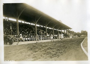 France Athletics Sport Race Finish 150m Flat Old Photo 1925