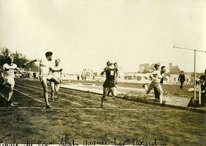 France Athletics Sport Porte Dorée Théard winner of the 800M Old Photo 1925