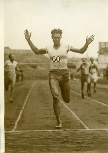 Cologne Athletics Sport Moulines breaks the 400m France record Old Photo 1930