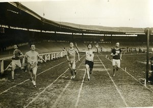 Paris Athletics Sport Buffalo Stadium Arnaud Winner of the 100M Old Photo 1926
