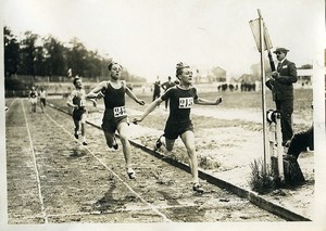 France Athletics Sport Porte Dorée Collin wins the 1500M Old Photo 1925