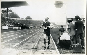 France Athletics Athlete Sport Race Finish Old Photo 1930