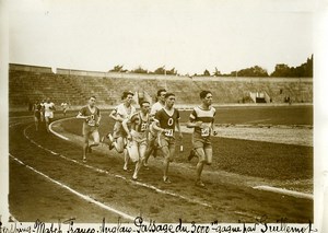 France Athletics Sport Pershing Stadium Guillemot wins 3000M Old Photo 1925