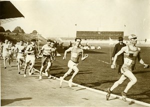 France Athletics Sport Colombes Marathon race start Old Photo 1925