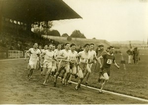 France Athletics Sport Colombes the Mille Challenge Race old Photo 1926