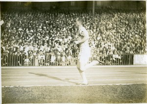 France Athletics Sport Race Track Stadium Old Photo 1925