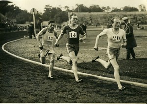 France Athletics Sport Pershing Stadium Track Race 800M Old Photo 1925
