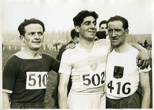France Athletics Sport 3 Athletes after? A race Old Photo 1925