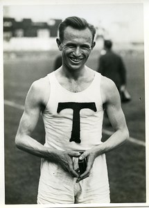 France Athletics Sport Smiling Athlete Runner Portrait Old Photo 1925