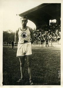 France Athletics Sport race runner Goerling Old Photo 1925