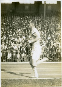 France Athletics Sport Race Track Stadium Old Photo 1925